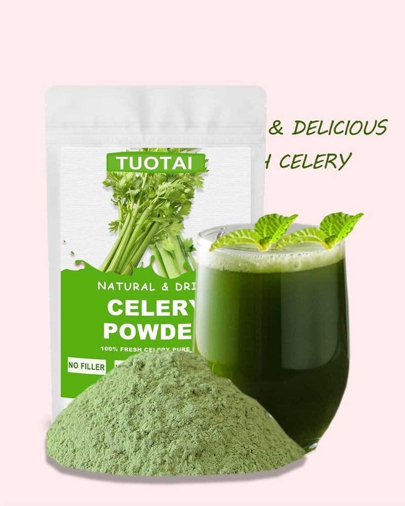 TUOTAI Premium Celery Powder - 100% Natural, Vegan, GMO Free, Rich in Antioxidants and Minerals, 4 oz - Image 5