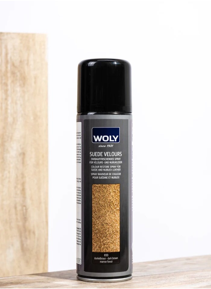 WOLY Woly  Suede & Nubuck Color Dark Brown 250ml 