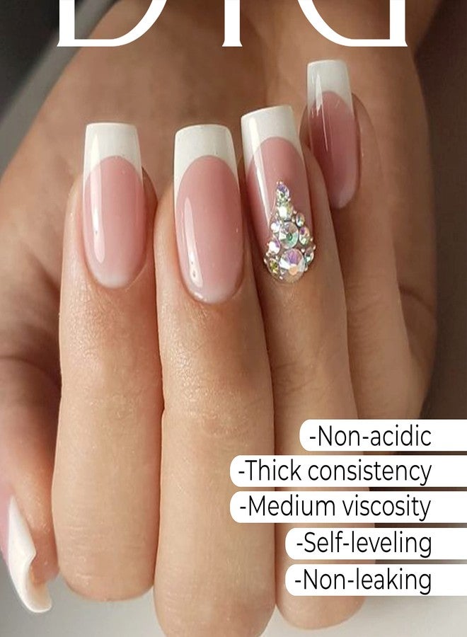 Didier Lab Premium Nail Builder Gel Intensive White - Strengthens Natural Nails - LED UV Builder Nail Gel - Hard Gel Nail Builder for Nail Repair and Nail Extensions 1.76 fl oz - Image 3