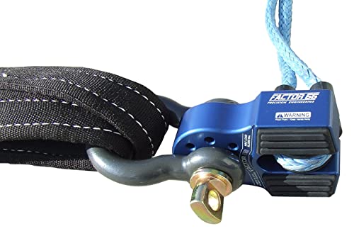 Factor 55 FLATLINK Winch Shackle Mount - Blue, Standard (00050-02) - Image 3