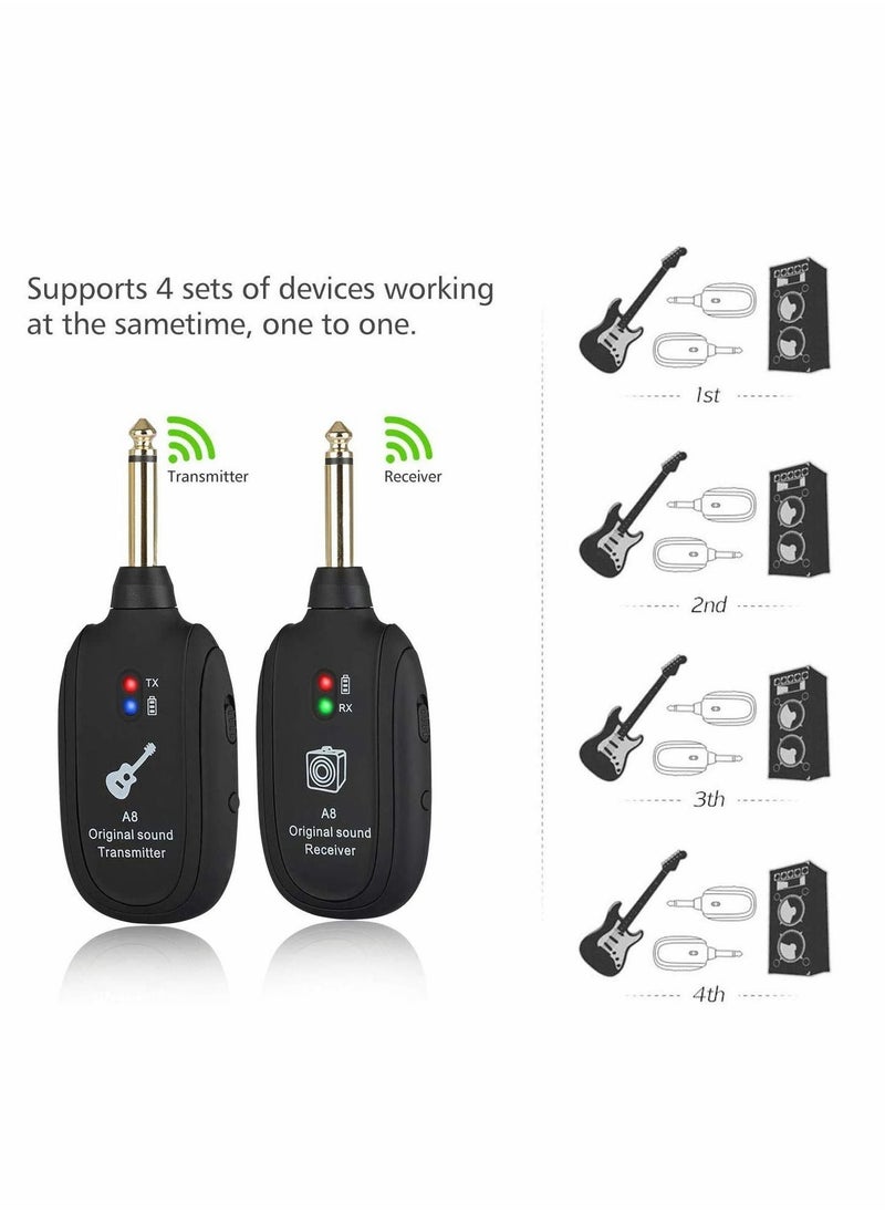 Wireless Guitar Transmitter Receiver Set  - Image 4