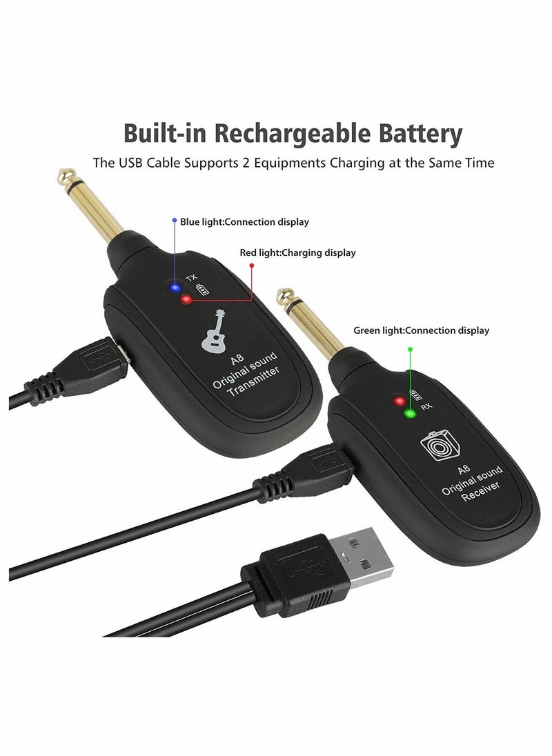 Wireless Guitar Transmitter Receiver Set  - Image 5