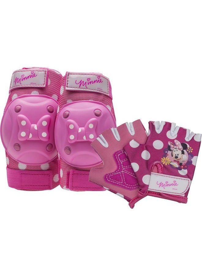 Bell Minnie Mouse Protective Gear with Elbow Pads/Knee Pads & Gloves - Image 1