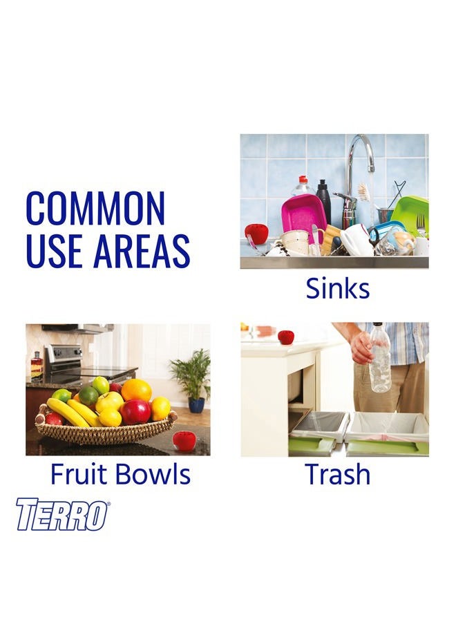 Terro Fruit Fly Traps for Indoors (12 Pack) + 540 Days of Lure Supply - Image 5