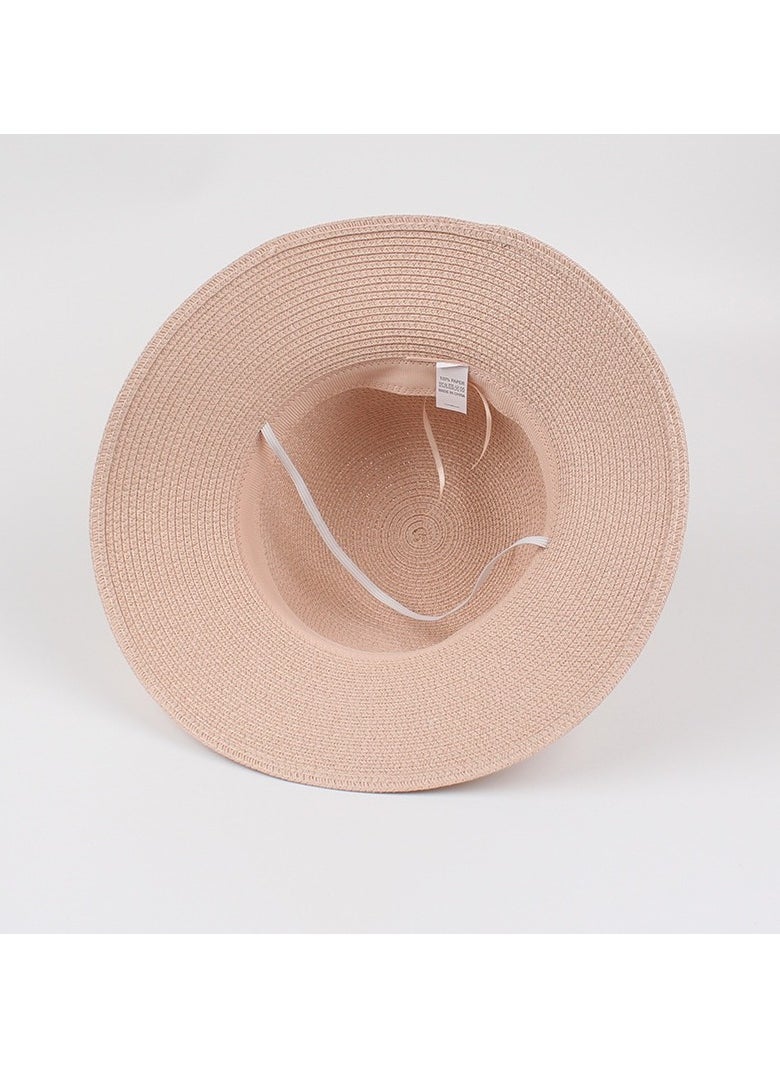 KUYING - New Fashion Ribbon Bow Straw Hat - Image 1