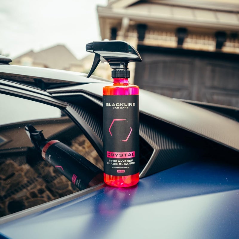 Blackline Glass Cleaner - Works on Glass, Windows, Mirrors & Navigation Screens. Tint Safe Car Window Cleaner - 16 fl oz bottle, Streak Free Spray - Image 3