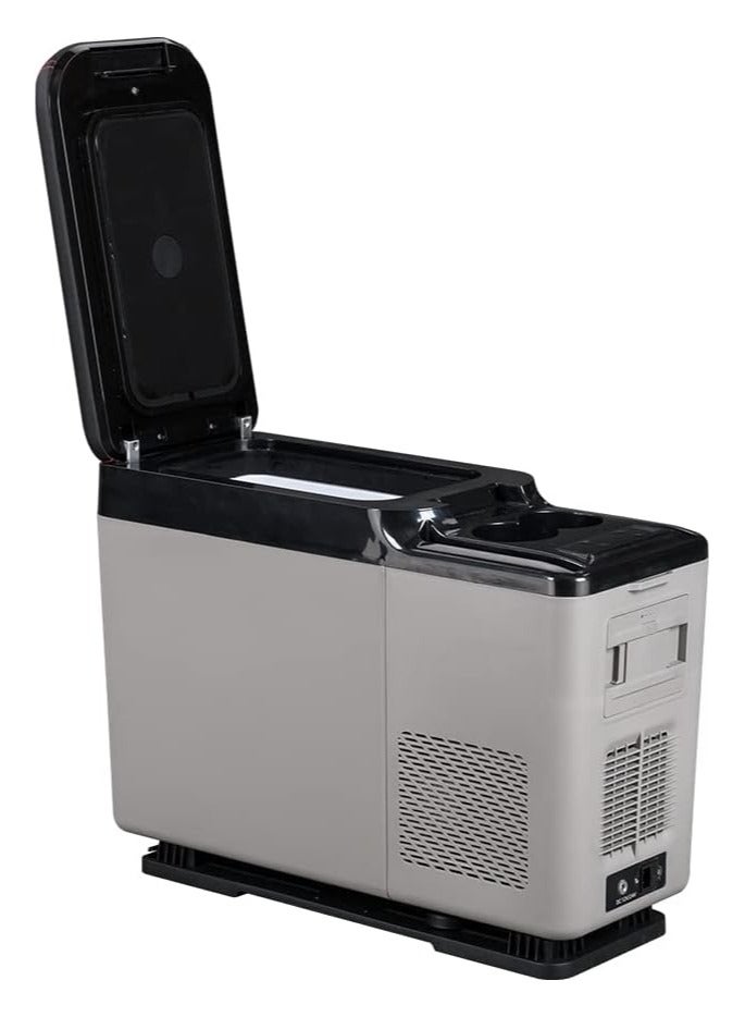 كروني Crony 15L Portable Vehicle Refrigerator – Mini Freezer with LCD Display, Foam Insulation, 12V DC Car Cooler with Wheels & Internal Freezer Compartment - Image 2