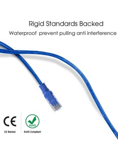 Tortox Tortox CAT 6E Ethernet Cable, ETL Verified To ETA/TIA 568, 10Gbps Download Speed, UTP 4 Pairs 24AWG Patch Cable, PVC Outer Jacket, Splashproof Cable (1M)  - Image 4