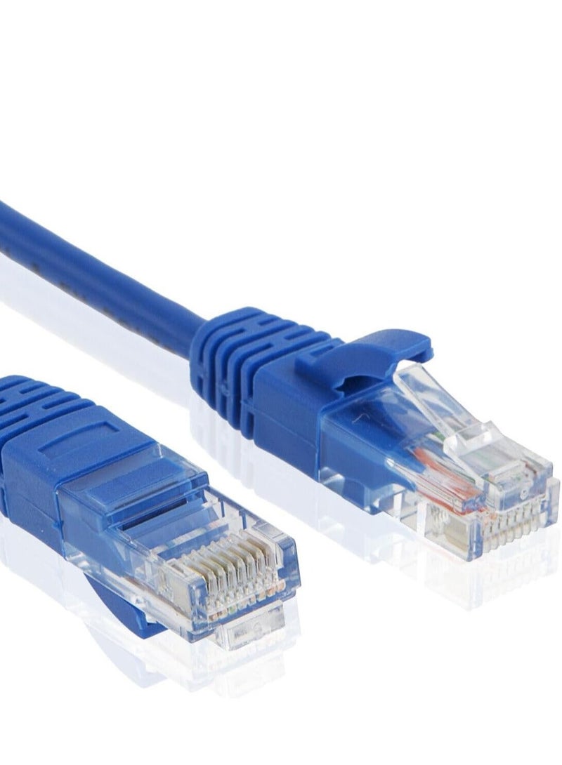 Tortox CAT 6E Ethernet Cable, ETL Verified To ETA/TIA 568, 10Gbps Download Speed, UTP 4 Pairs 24AWG Patch Cable, PVC Outer Jacket, Splashproof Cable (1M) - Image 1