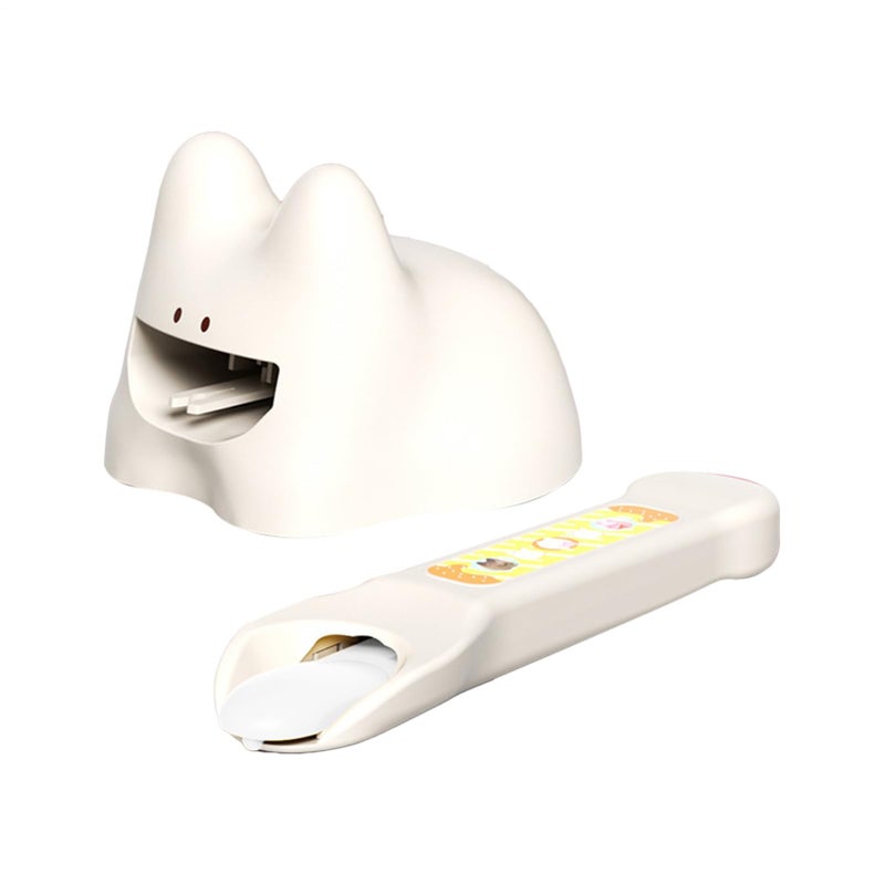 White Toddler Food Toys Interactive Feeding Game Educational Early Learning Play Set - Image 2