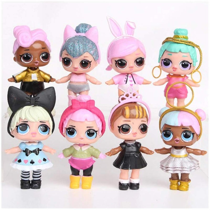 Surprise Blind Box Toy: 8 Unique Dolls - Exciting Opening Experience Fashionable Cute Doll Set for Kids and Doll Collectors - Image 1