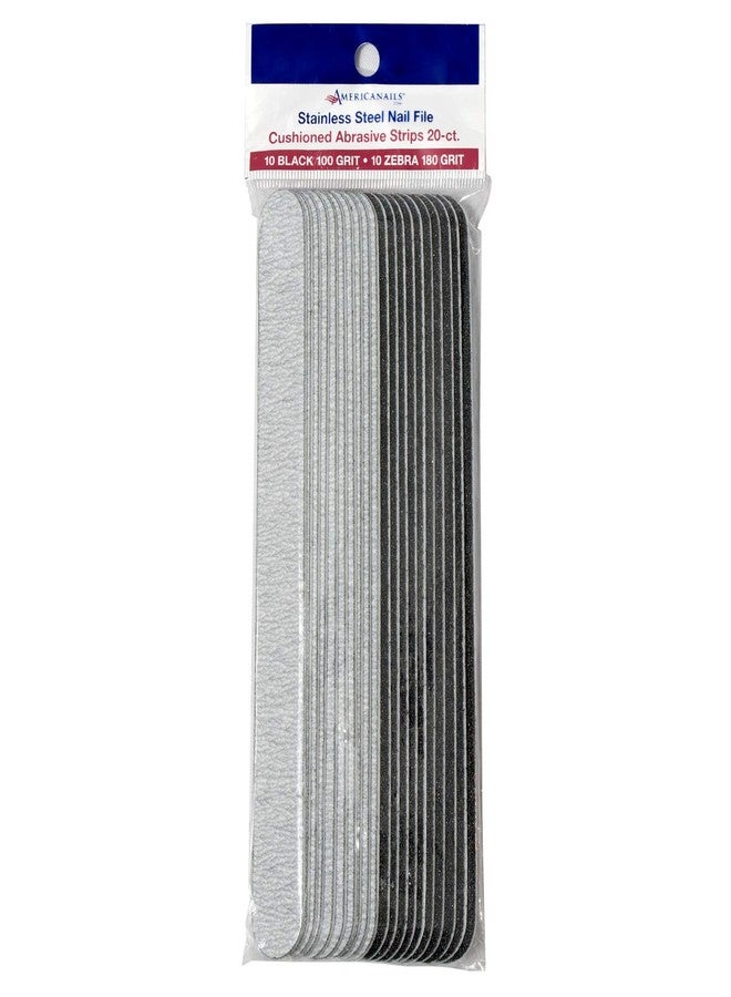 AMERICANAILS .COM Americanails EasyPeel Manicure Nails File Cushioned Abrasive Strips 20ct - Image 1