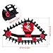 YSKMLOLP TRX4M Track Wheels Snow TiresSnow Tires Sets Simulate Carload Tracks Wheel Sandmobile Conversion 4Pcs for 118 RC Crawler Car TRX4M Accessory Parts Silver - Image 4