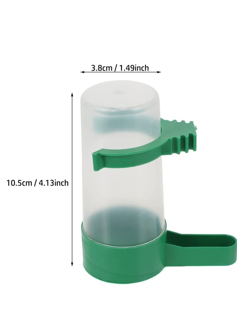 SYOSI - Bird Feeder Automatic Water Bottle Drinker Container Food Dispenser Pet Plastic Waterer Clip For Parrots Hanging In Cage Budgie Cockatiel Lovebirds - Image 1
