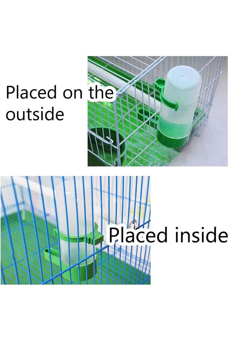 SYOSI - Bird Feeder Automatic Water Bottle Drinker Container Food Dispenser Pet Plastic Waterer Clip For Parrots Hanging In Cage Budgie Cockatiel Lovebirds - Image 1