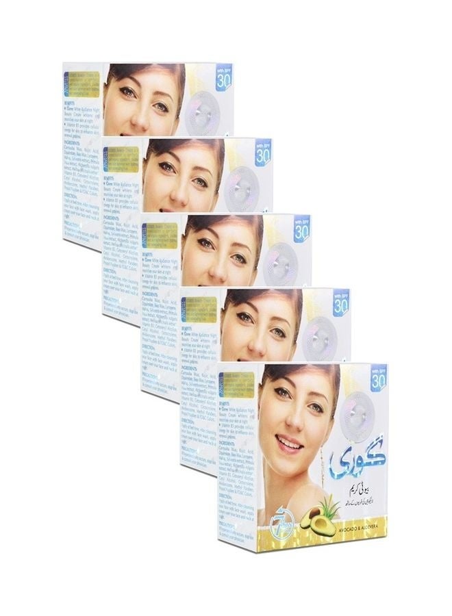 Goree 5-Piece Beauty Cream With Lycopene White 5 X 30grams - Image 2