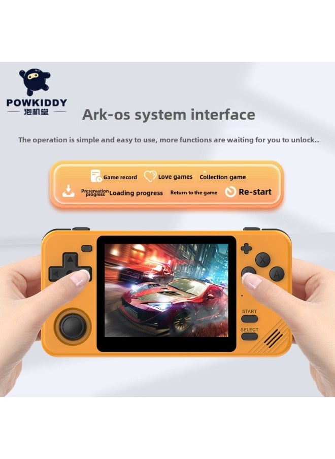 Generic - Powkiddy Bubble Machine Hall RGB10X Handheld Open Source Rocker Arcade Retro Handheld Game Machine GBA HD SFC-Product's Colour:Transparent Black-Model:RGB10X - Image 1