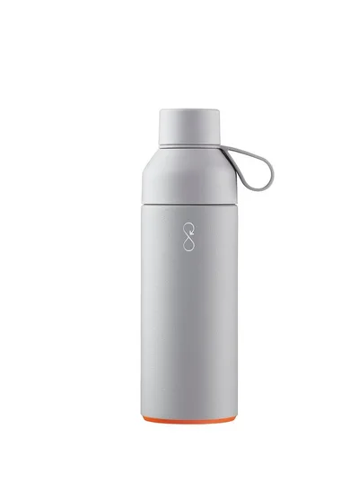 Ocean Bottle Eco-Friendly Stainless Steel Reusable Water Bottle Leakproof BPA Free Dishwasher Safe Double Wall Vacuum Insulated Thermos Flask - Rock Grey - 500 ml