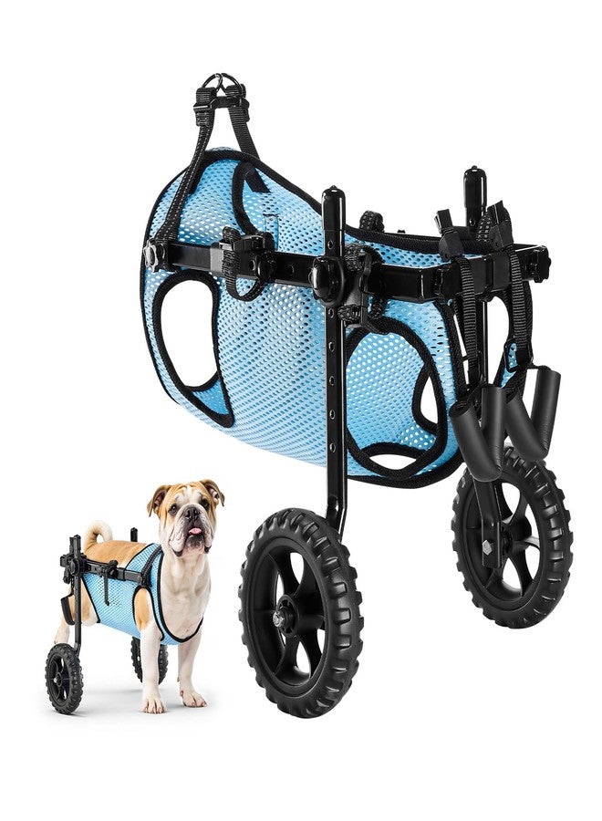 VEVOR Dog Wheelchair for Back Legs, Adjustable 2 Wheels Pet Wheelchair, Lightweight Dog Cart with Shock-Absorbing Wheels, Mobility Support Wheel Chair for Disabled Injured Dogs up to 33lbs, Medium - Image 1