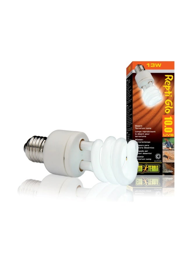 Exo Terra Repti Glo UVB 150 Desert Lamp – 13W With FREE New UV Test Sensor Card - Image 2