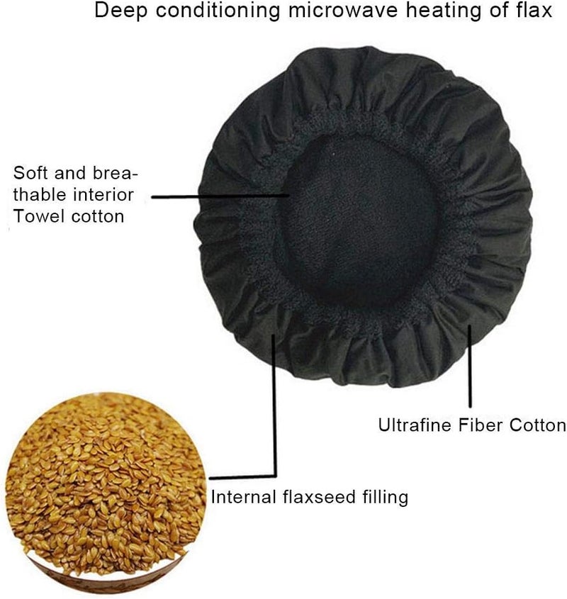 Volwco Deep Conditioning Thermal Heat Cap (Black) - Image 3