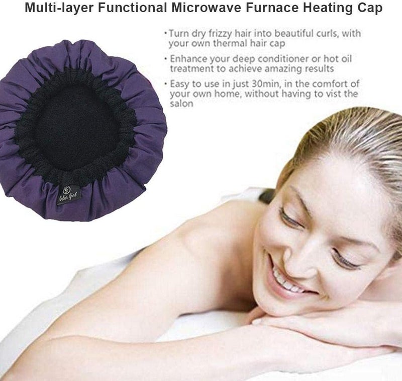 Volwco Deep Conditioning Thermal Heat Cap (Black) - Image 4