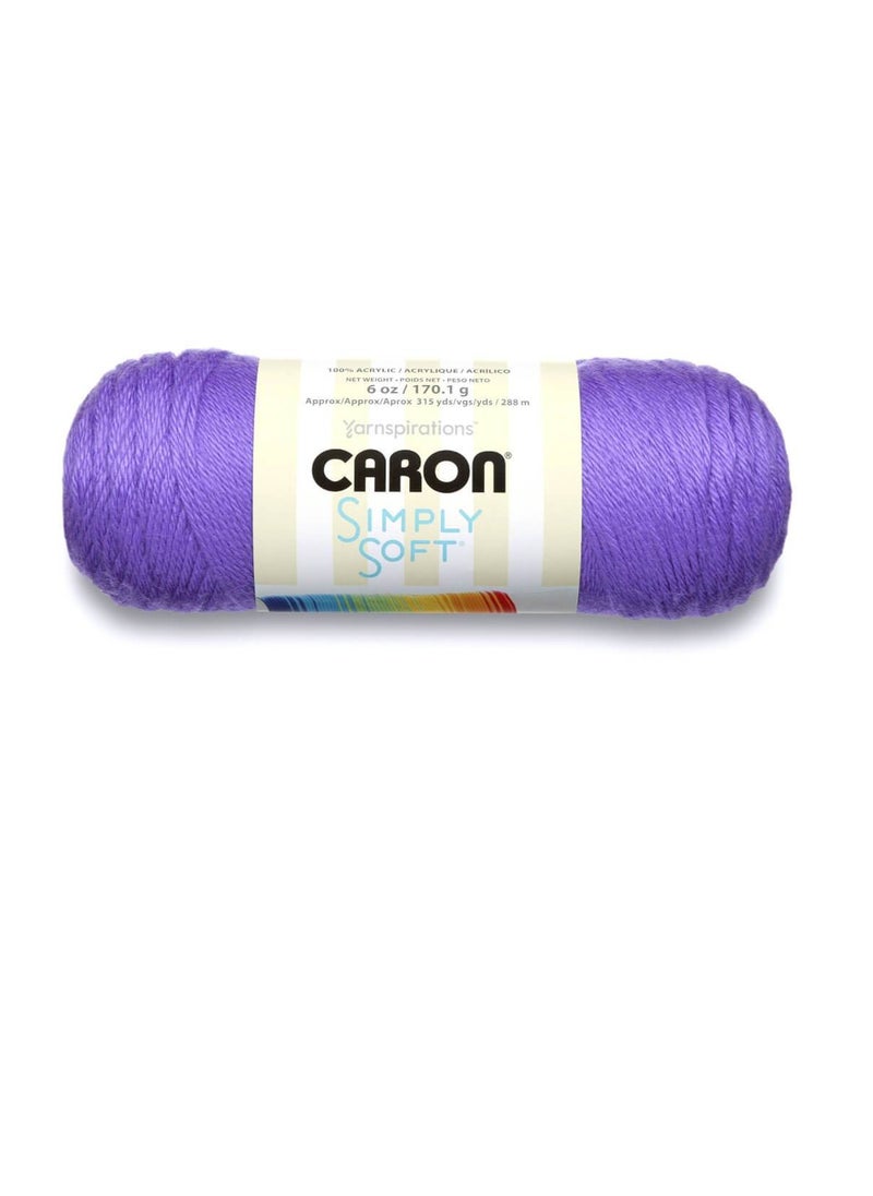 CARON - Caron Simply Soft Brites Yarn Grape - Image 1