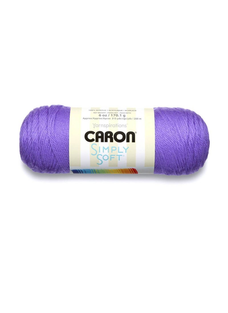 CARON - Caron Simply Soft Brites Yarn Grape - Image 1