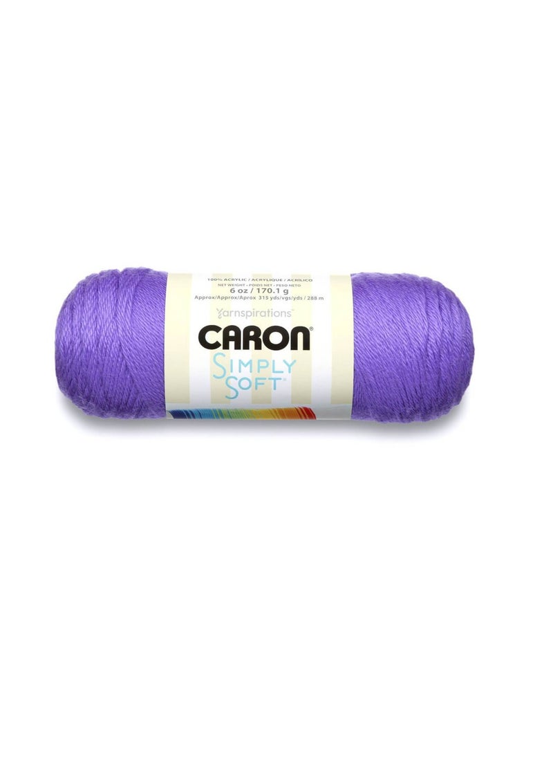 CARON - Caron Simply Soft Brites Yarn Grape - Image 1