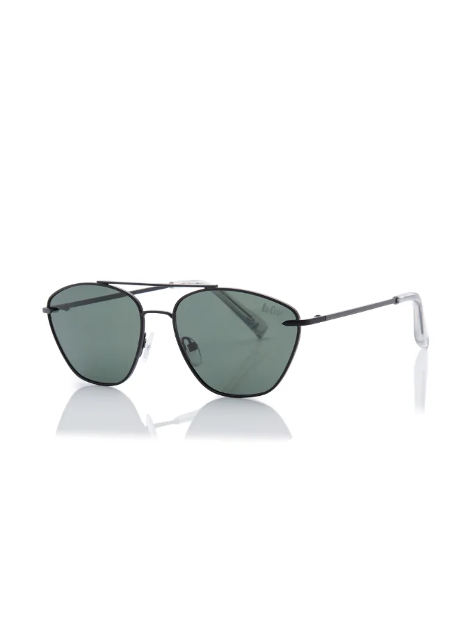 لي كوبر Polarized Sunglasses Black Frame G15 Mirror Lens 56mm  - LC1210C03