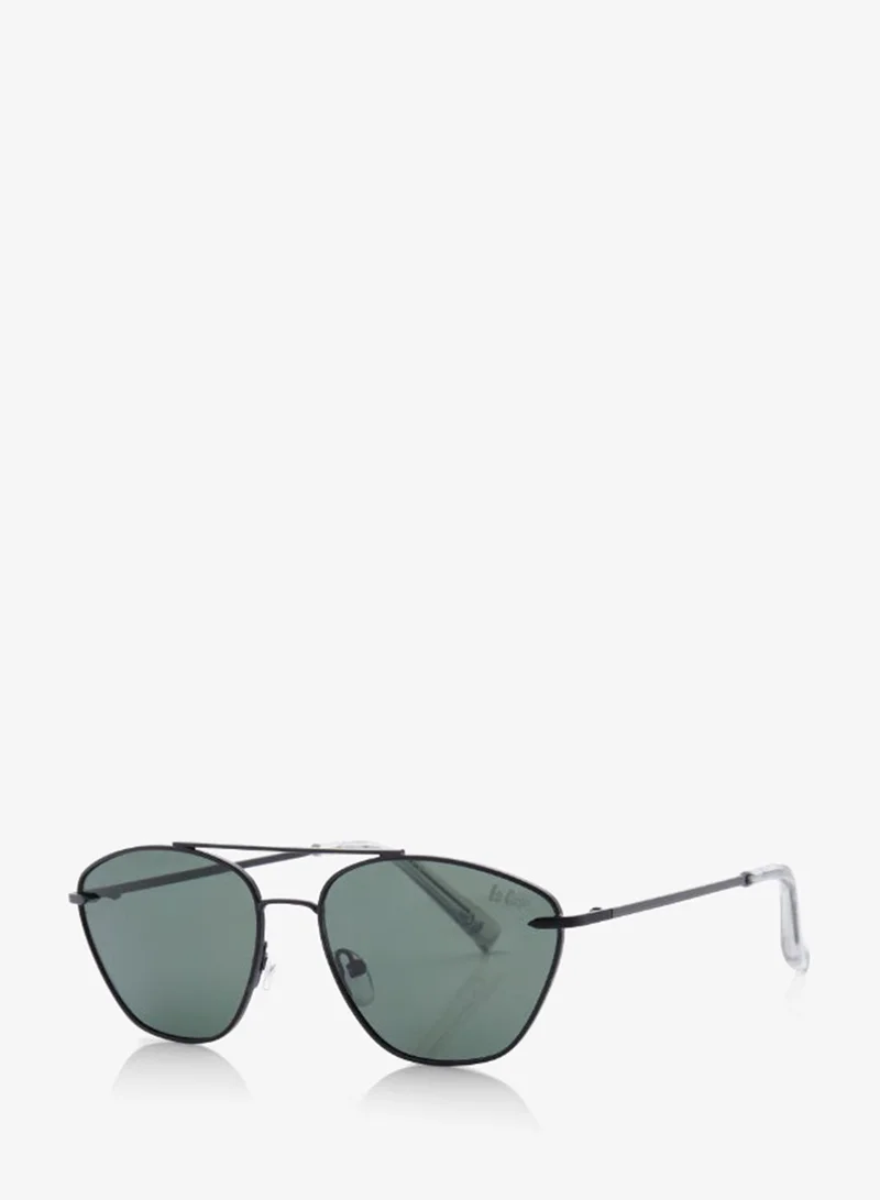 Lee Cooper Polarized Sunglasses Black Frame G15 Mirror Lens 56mm  - LC1210C03