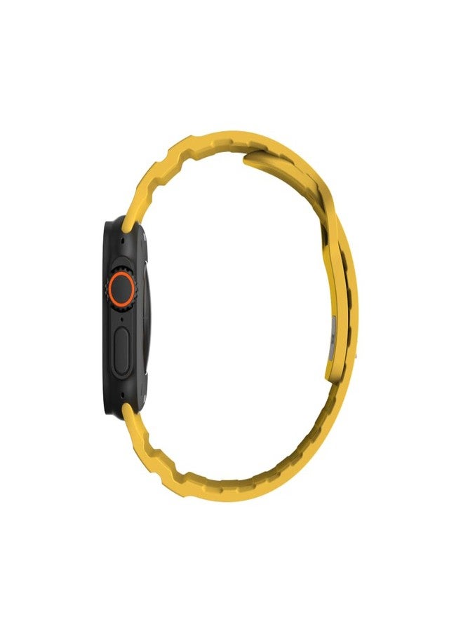 POUT BandLoop Sport, Compatible with Apple Watch 49/46/45/44/42(S1-S3)mm & Ultra/Ultra 2/Ultra 3 - Lightweight Breathable Silicone Band with Ventilation, Pin-and-Tuck Closure, Sweatproof Waterproof - Image 5