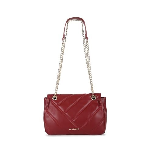 Fastrack Casual Sling Bag with Magnetic Closure for Girls, Medium Size with Internal Zipper, Made with High-Quality Faux Leather, Versatile and Durable Design - Image 5