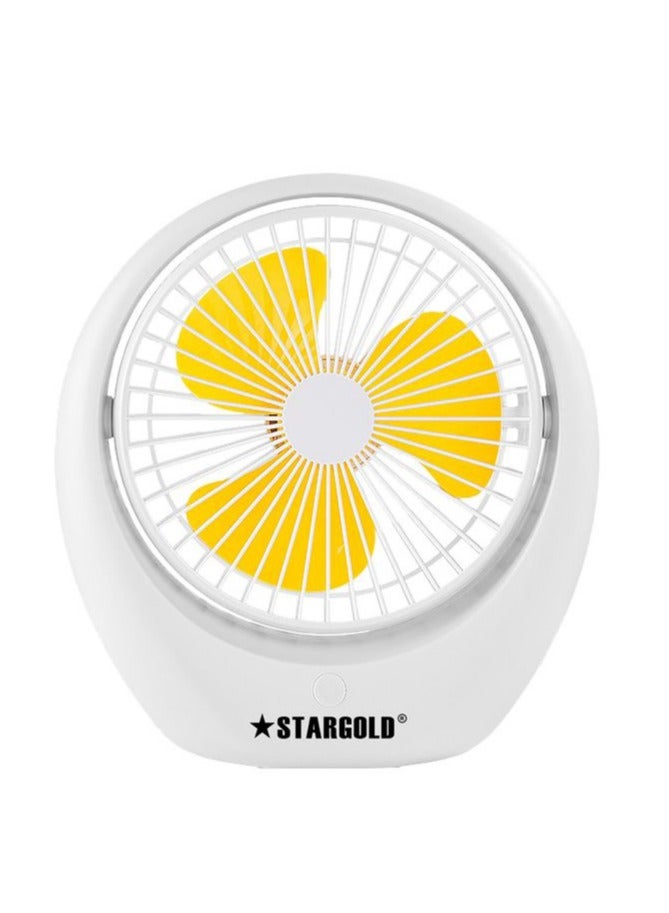 Stargold Rechargeable Mini Fan USB Charging Fan 6 Inch SG441 - Image 1
