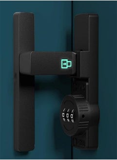 Generic 90 degree stainless steel special door lock, keyless cabinet lock mechanical password lock, file cabinet lock universal door lock (two installation methods)  - Image 2