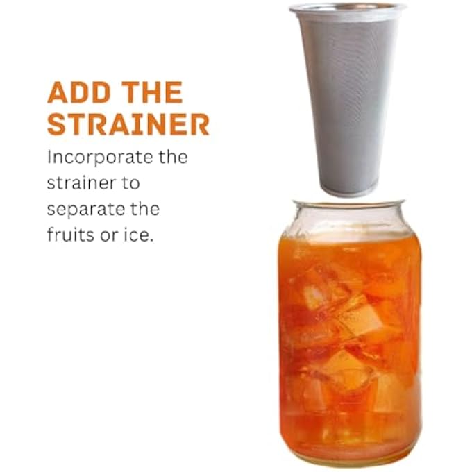 ترتيس إبريق زجاجي مع غطاء مصفاة سعة 946 مل ارتفاع 192 سم رمادي - Image 2