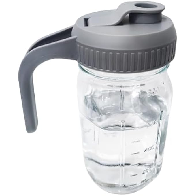 ترتيس إبريق زجاجي مع غطاء مصفاة سعة 946 مل ارتفاع 192 سم رمادي - Image 1