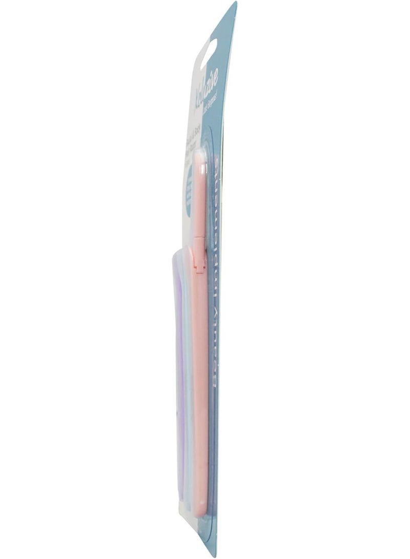 Xcluzive Facial & Body Hair Razor, Pack of 3, Plastic Handle, Unisex-Adults - Image 2