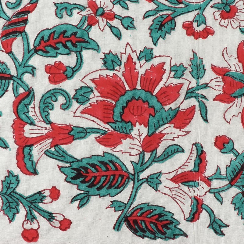 The Block Printed Napkins Cotton Napkins 20x20 Informal Dinner Napkins Hand Block Printed Napkins Indian Cloth Napkins Eco Friendly Napkins Washable Napkins Set of 6 - Image 3