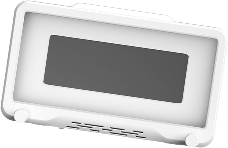 RiToEasysports Wall Mounted Shower Phone Holder Box with Rotatable Design for Bathroom ABS (White) - Image 1
