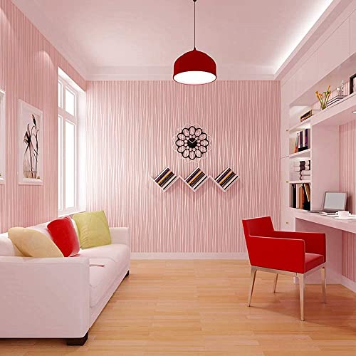 ELTON Vinyl Shelf Liner Decorative Self Adhesive Vinyl Sheet for Table top,Furniture, Almirah Cupboard Stairs Walls and Other DIY, Renovation (45X300 cm, Pink line) - Image 4