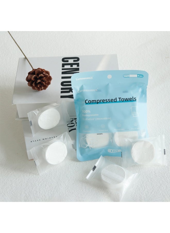 English Version Disposable Compressed Towels 30 Pieces/6 Pieces Hot Candy Packaging Face Towels