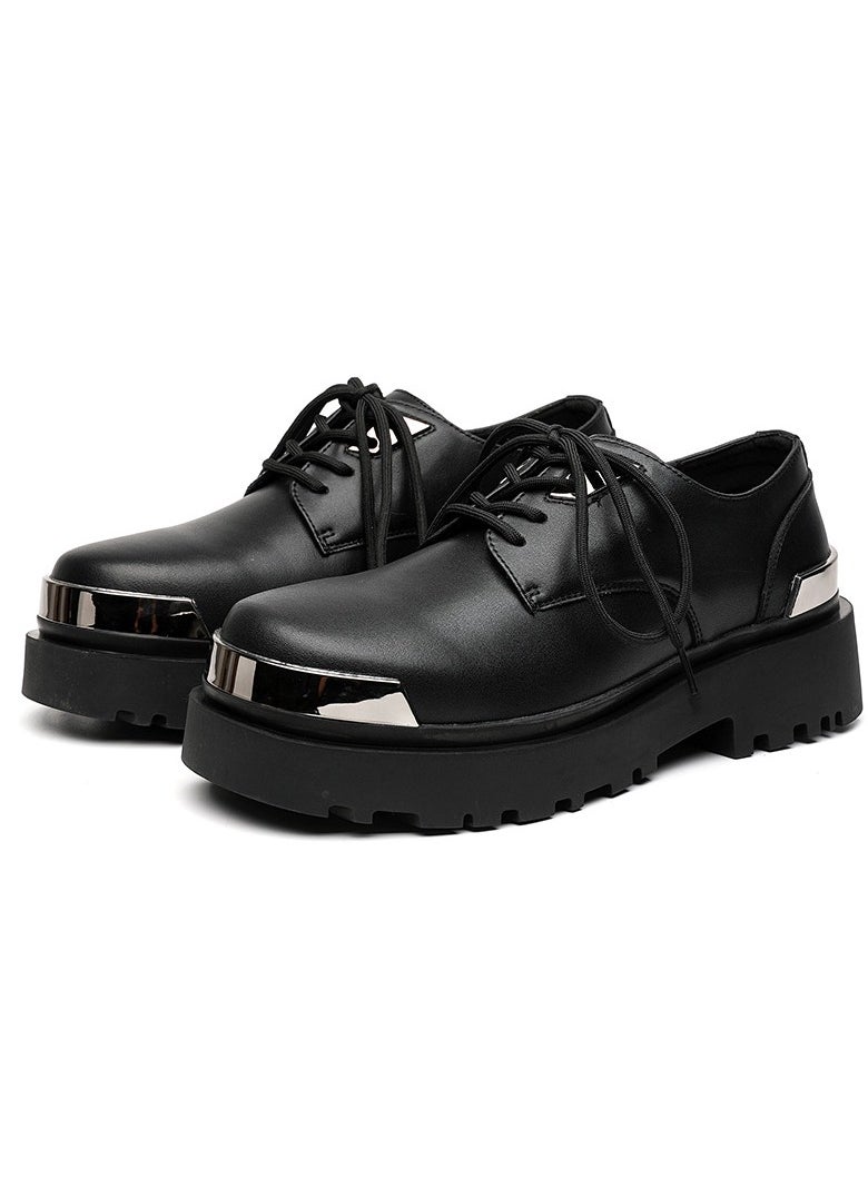 Warrior - Versatile Retro Casual Leather Shoes - Image 1