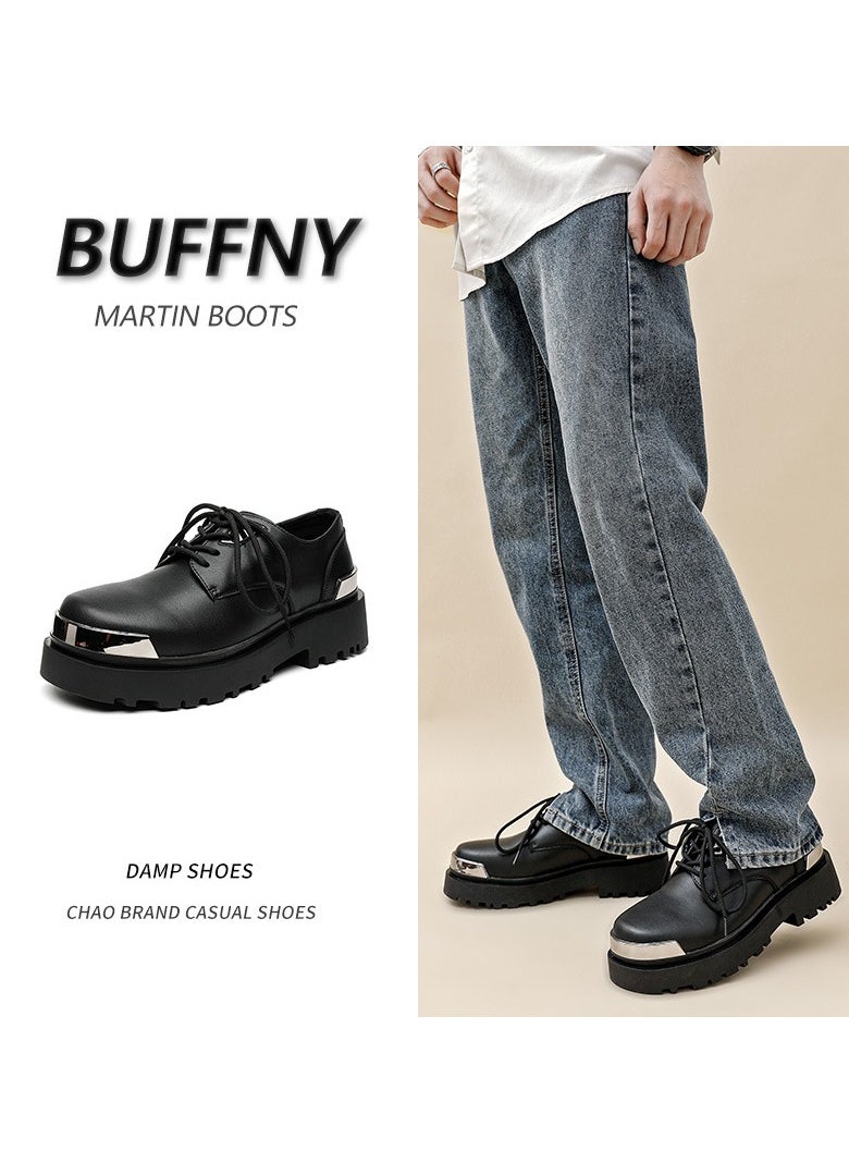 Warrior - Versatile Retro Casual Leather Shoes - Image 1