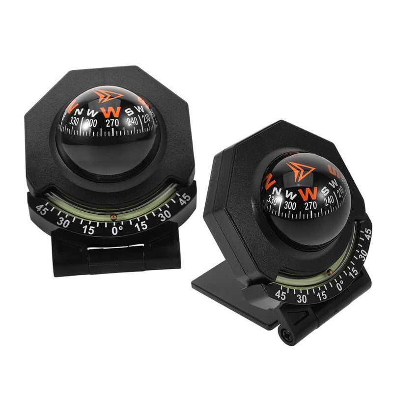 Vehicle Mount Ball Car Compass Inclinometer High Precision Surface Gauge - Image 2
