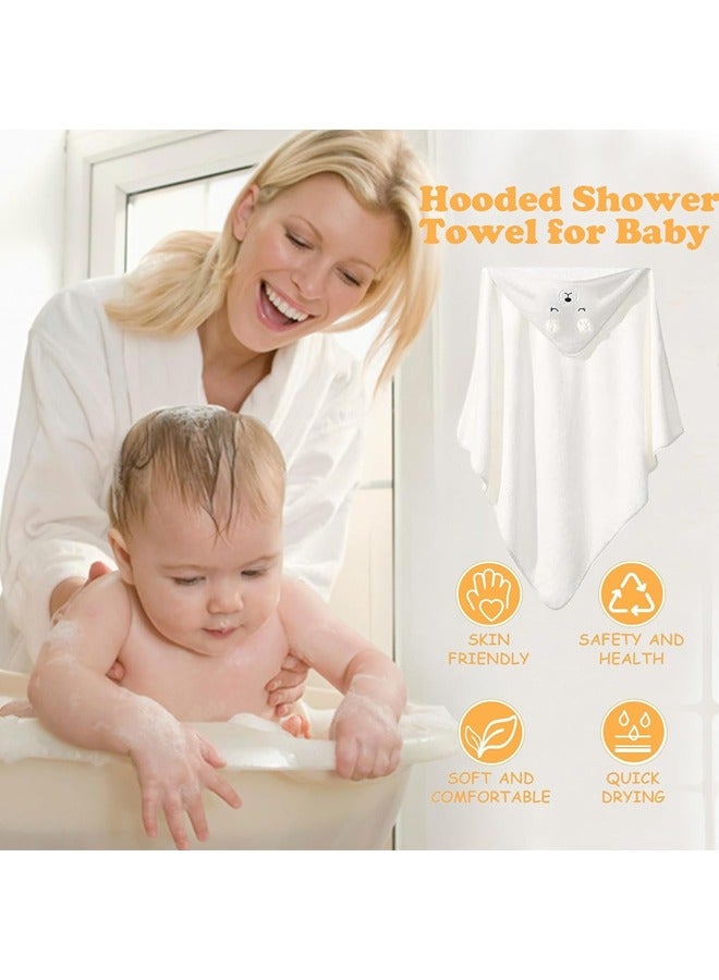Hooded Towel - Rayon Made from Bamboo, Baby Stuff Towel-Ultra Absorbent, Hooded Towels for Baby, Toddler Bath Towel, Premium Soft Bath Towel,Baby Stuff Shower Gifts for Boy and Girl  - Image 3