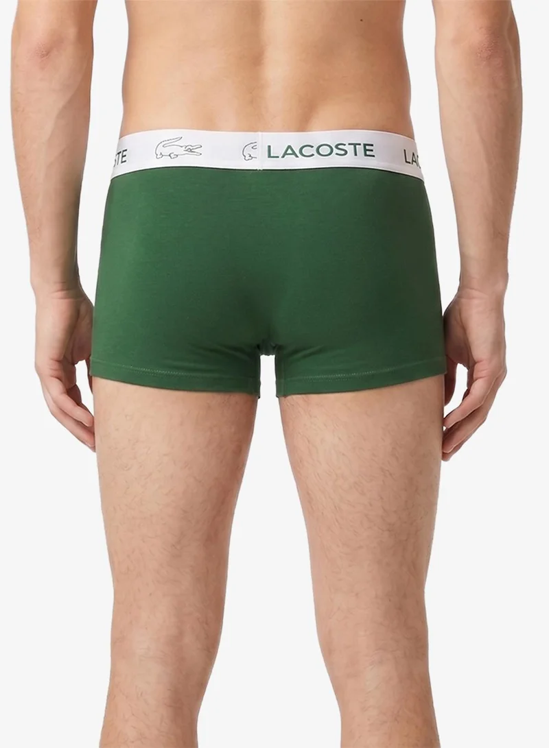 Lacoste  3-Pack Core Essential Trunks for Men | Best Price UAE