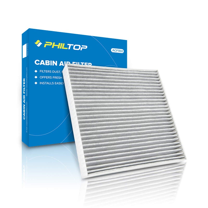 PHILTOP Cabin Air Filter w/Activated Carbon, Compatible with CF10134 Honda Civic, CR-V, Accord, Pilot, Odyssey, Passport, Ridgeline, Accord Crosstour, Crosstour, Acura MDX, RDX, TLX, TL, TSX, ILX, RL - Image 1