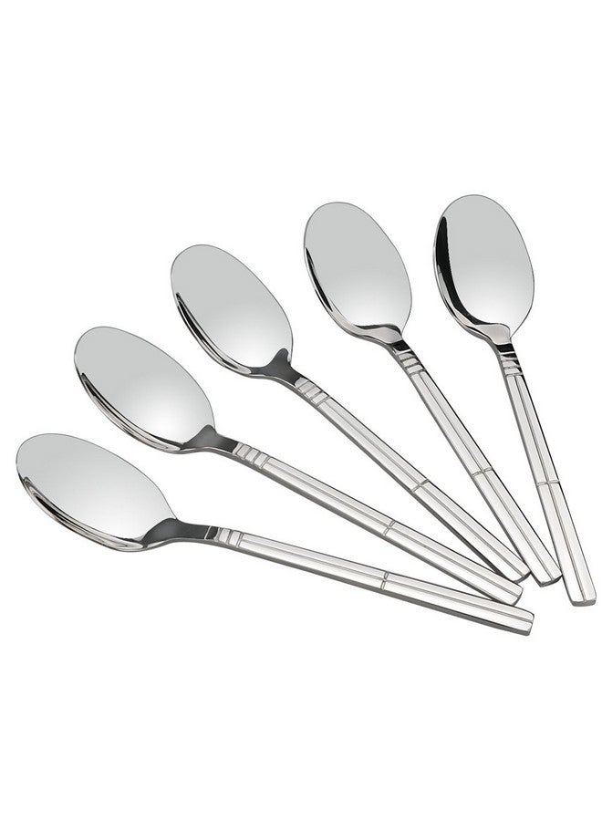 Saedy Stainless Steel Dessert Spoons, 6.7 Inches, 12 Piece Small Spoons for Dessert - Image 1