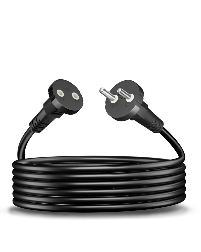 FEDUS 5m Long 18AWG Heavy Duty Male to Female 2 Pin Power Extension Cord Wire, 10amp Indoor Outdoor Power Cord Extension Electrical Extender Power Cable for appliances, Electronics and Power Tools - Image 1